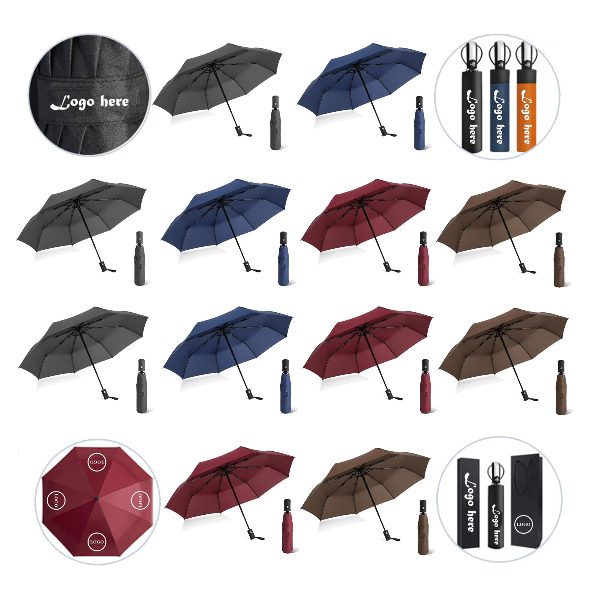 MOQ50 Business Umbrella For Both Sunny And Rainy Days 2