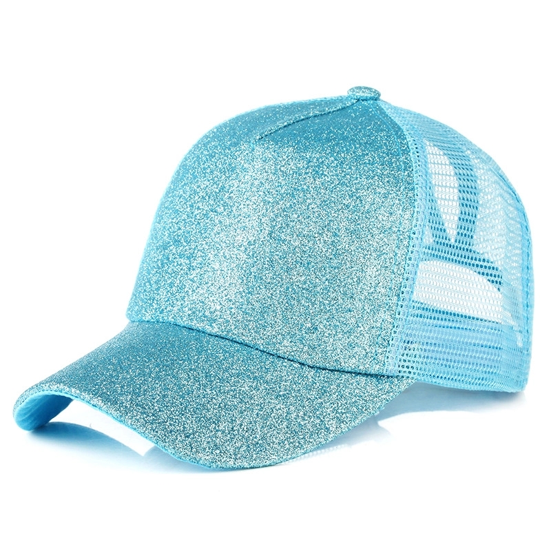 Glitter Ponytail Mesh Cap 18