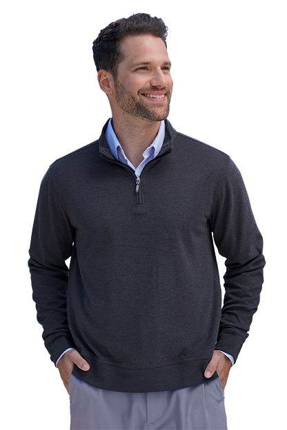Luxe 1/4 Zip Pullover, custom hoodie or sweatshirt with logo imprint 44