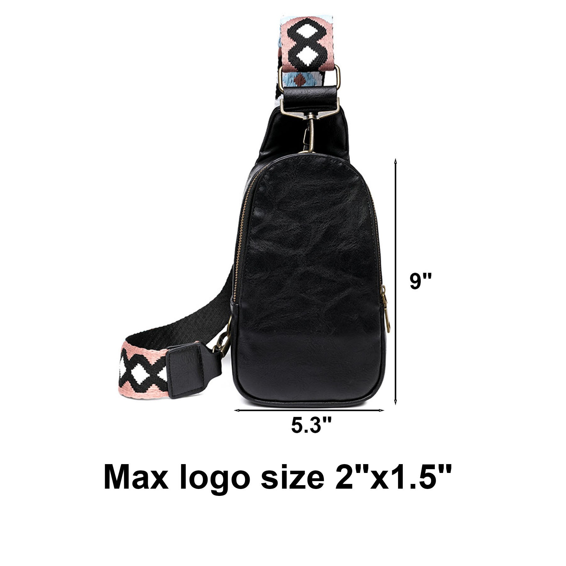 Leather Crossbody Chest Bag 2