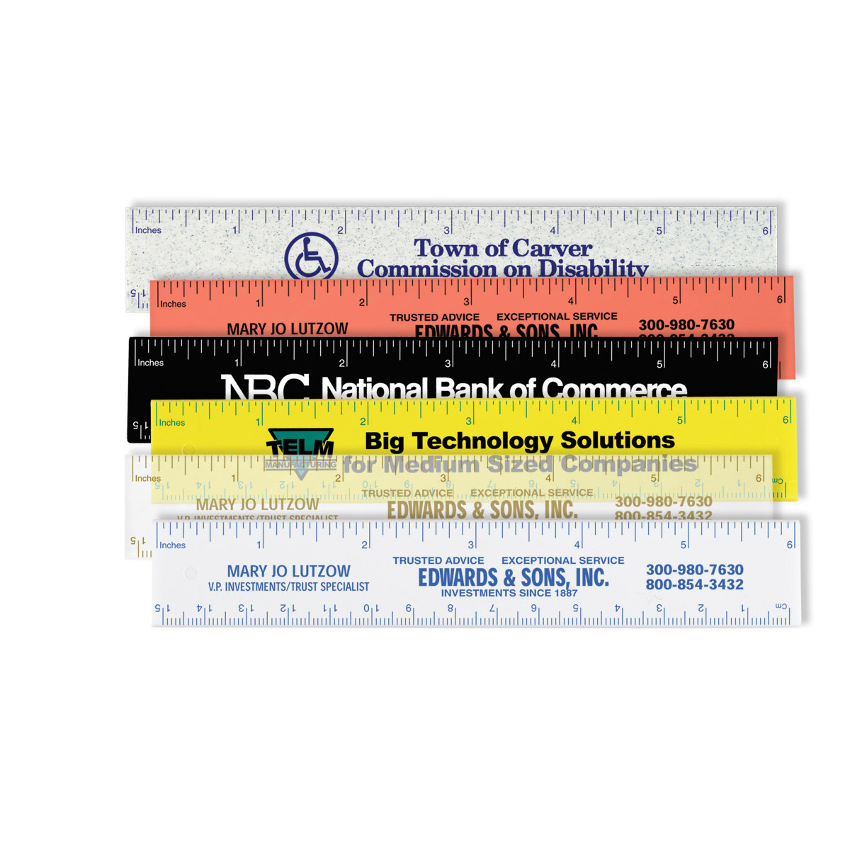 Ideal 6" Pocket Ruler 1