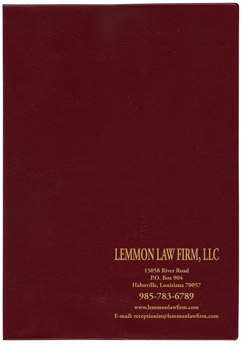 7 x 10 Executive Vinyl Cover Monthly Planner 8