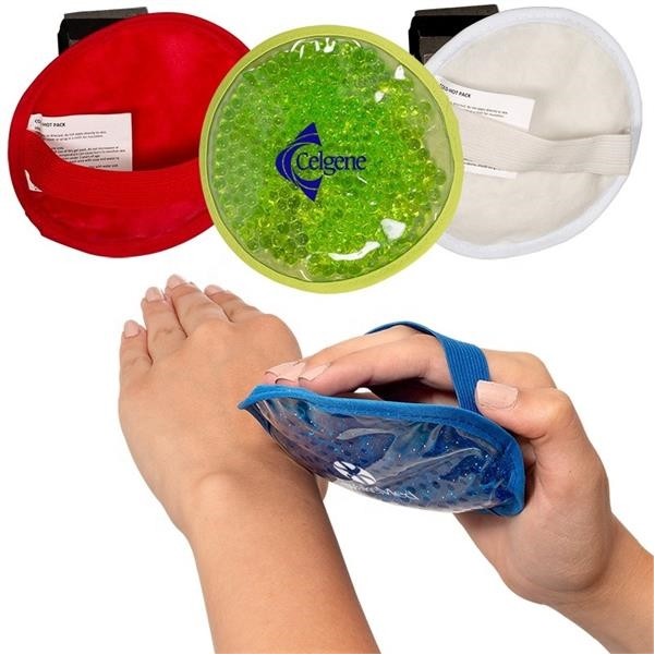 Round Hot/Cold Pack with Plush Backing 1