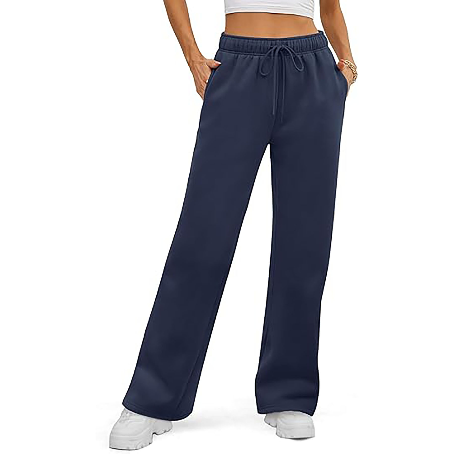 Women's Loose Fleece Sweatpants 3