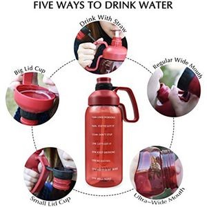 64 Oz Water Bottle With Straw 2