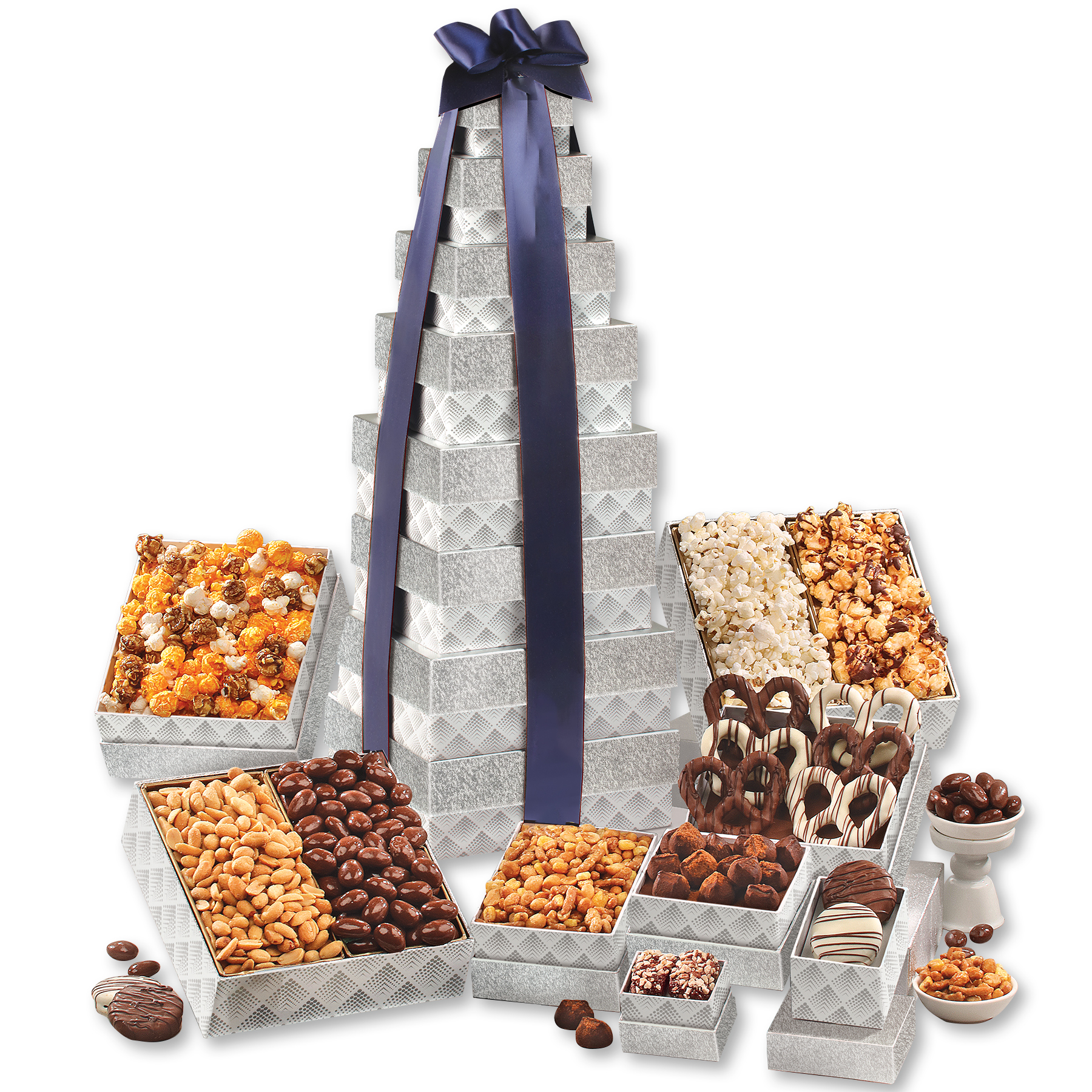 Silver Delights Giant Party Tower 2