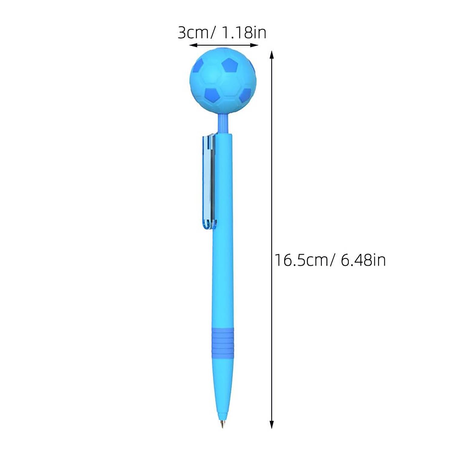 School Fun Soccer Pen With Retractable Feature 3