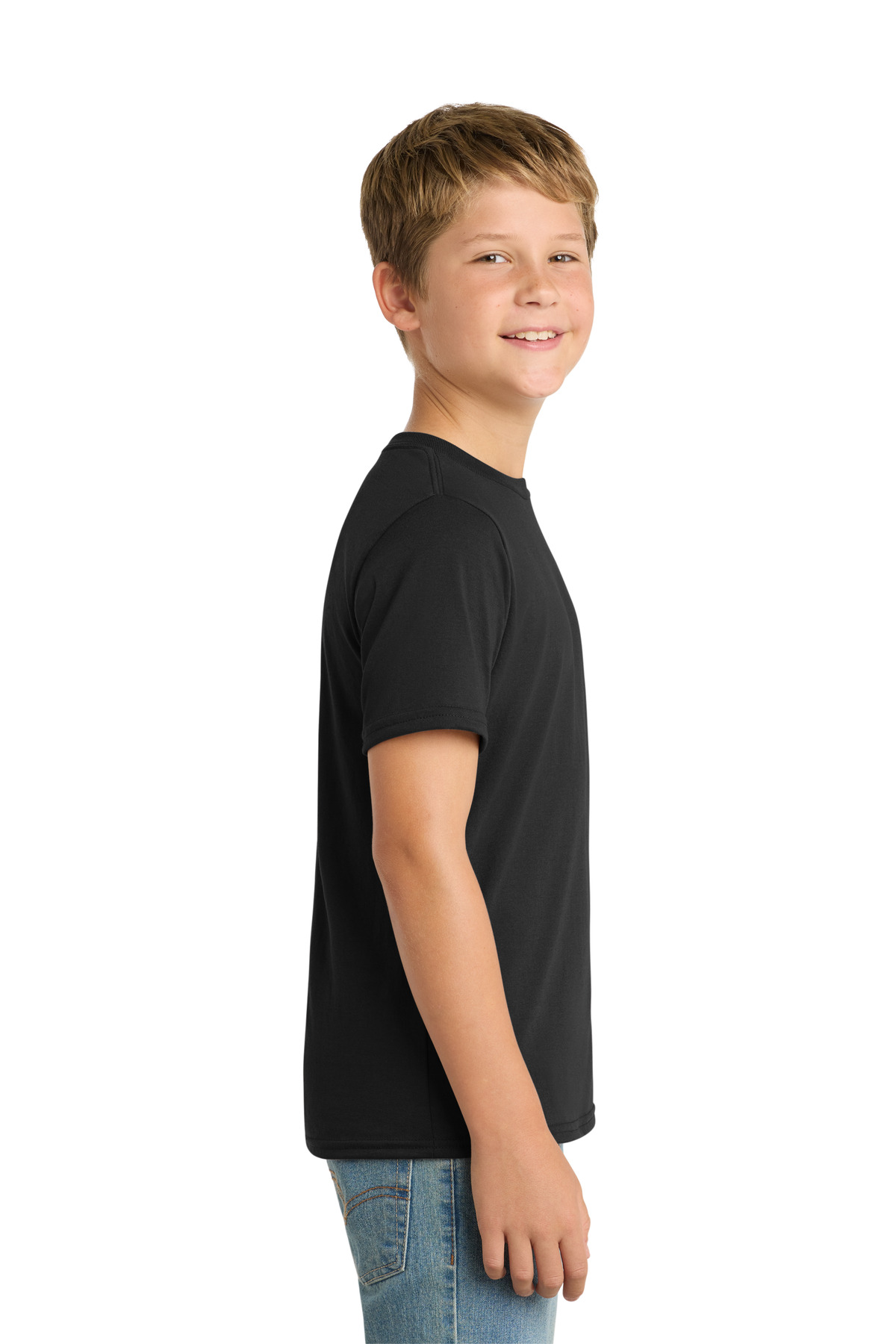 Port & Co Youth Performance Blend Tee. PC381Y 42