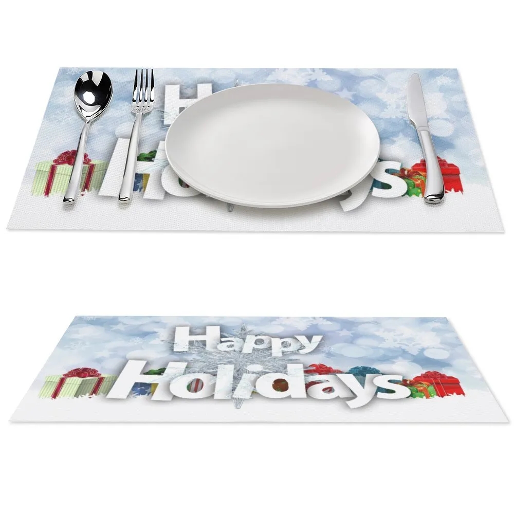 PVC Woven Placemat with Logo 6
