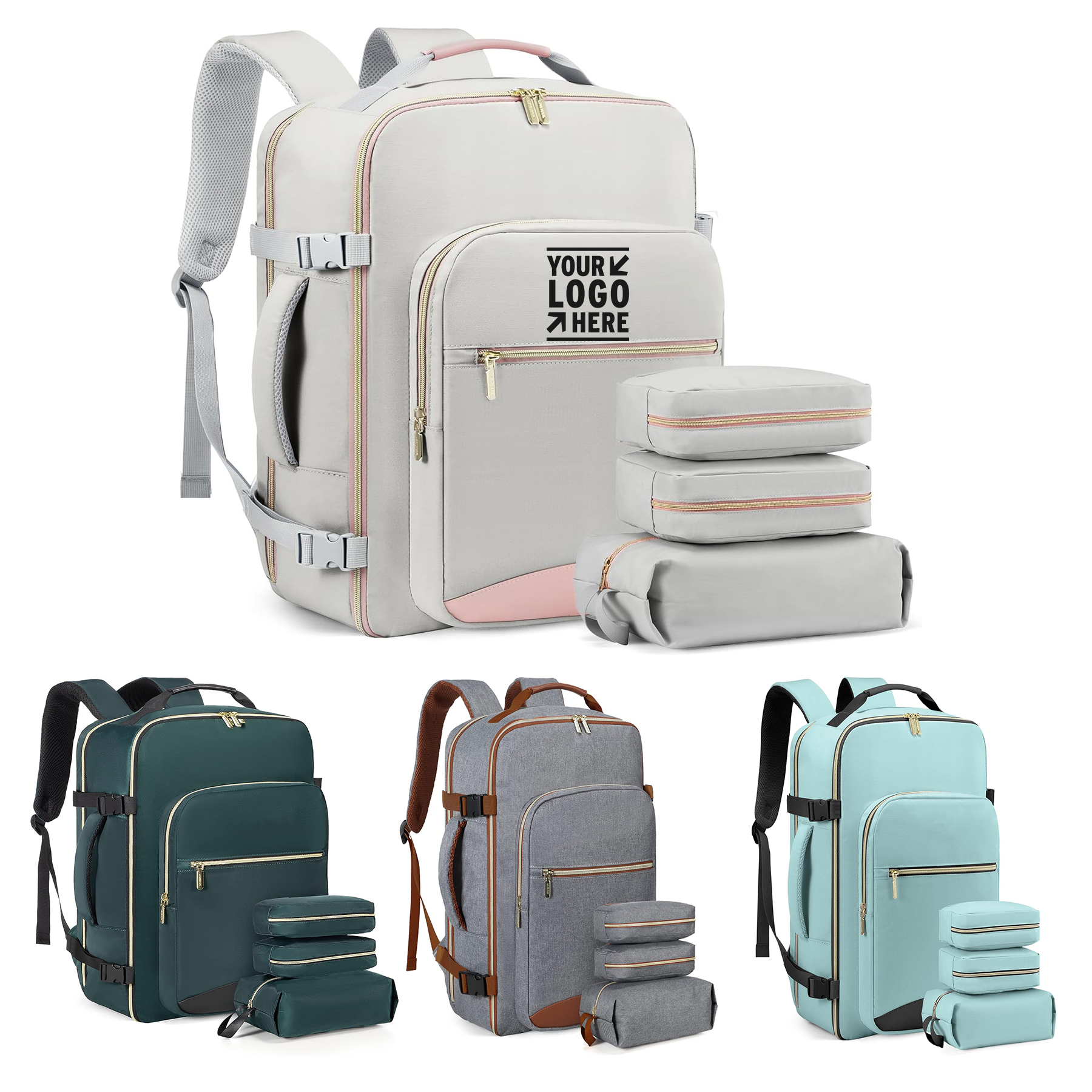 Flight Approved 40L Travel Personal Item Backpack Large TSA 17inch Business Laptop Luggage Daypack 2