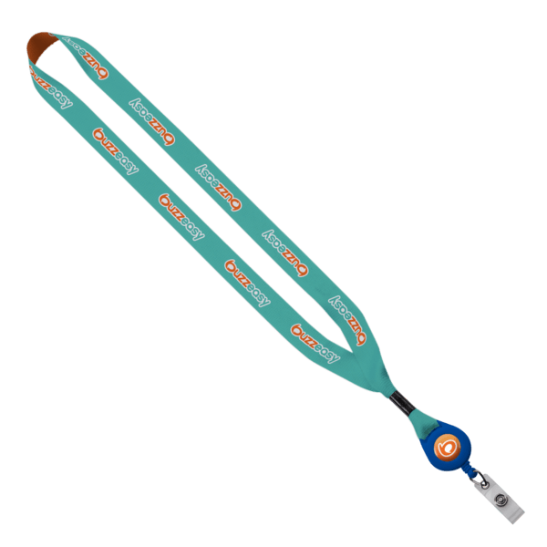 3/4" Dye-Sublimated Lanyard with Metal Crimp & Retractable Badge Reel 8