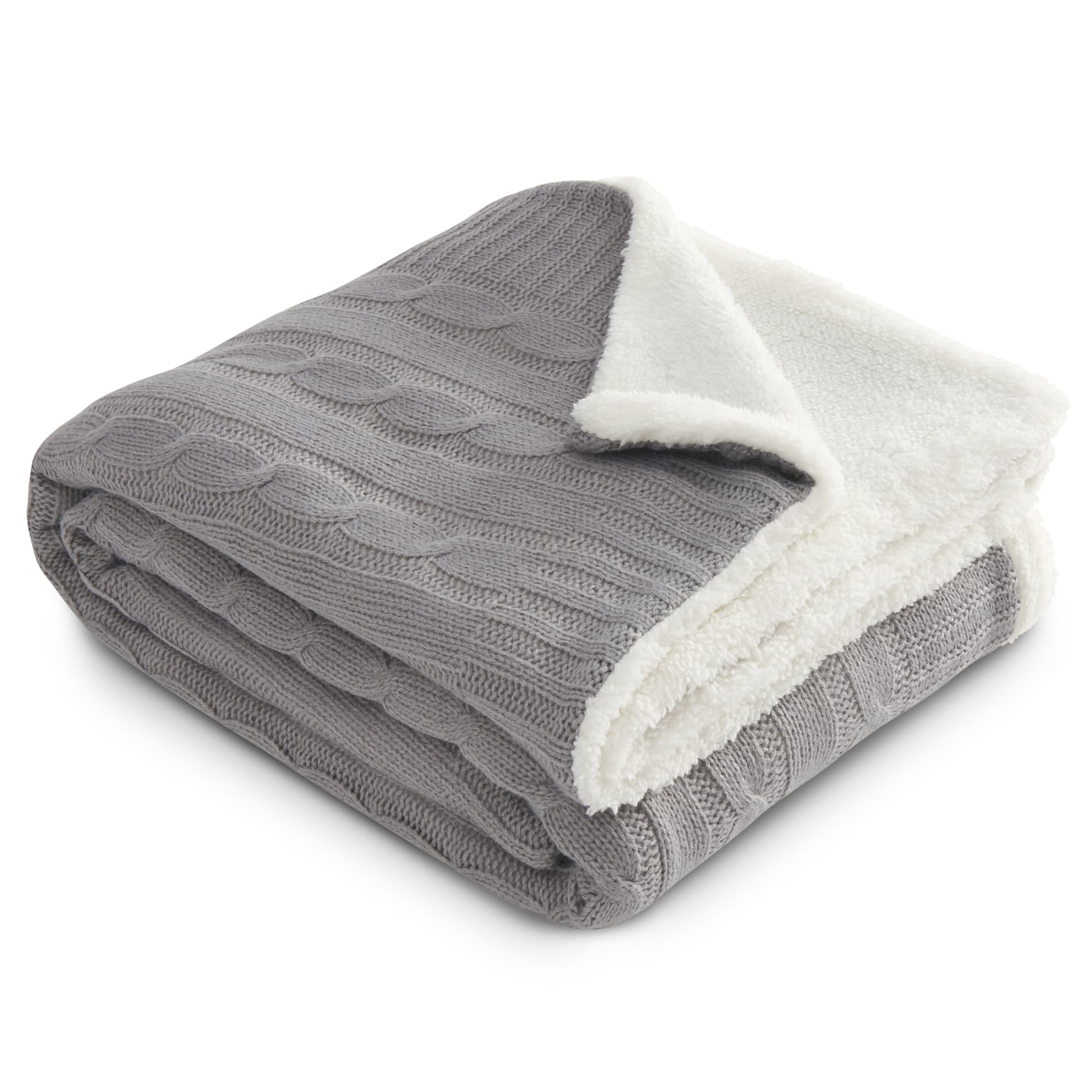 Field & Co.® Cable Knit Sherpa Blanket 122