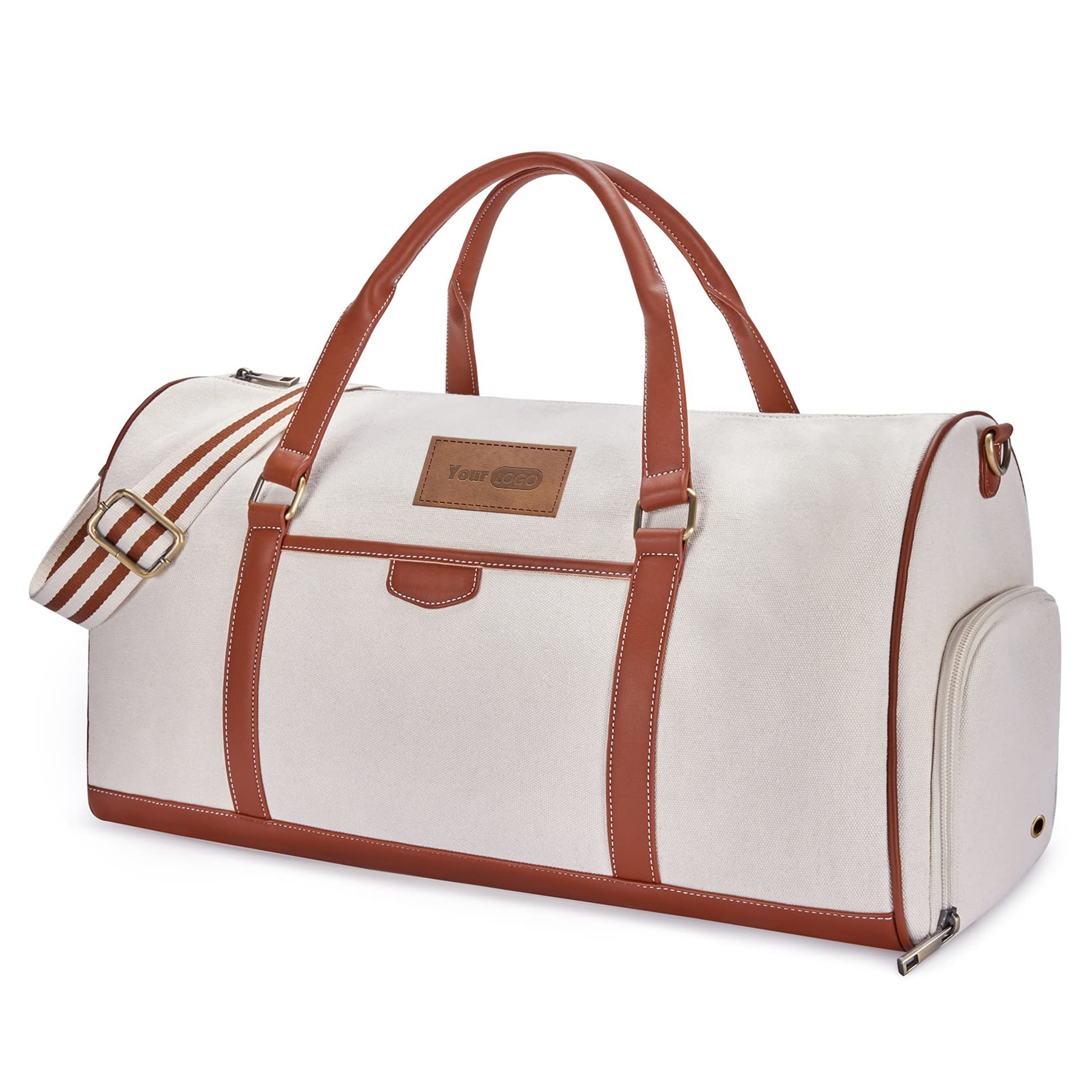 Canvas Sport Duffle Overnight Bag 1