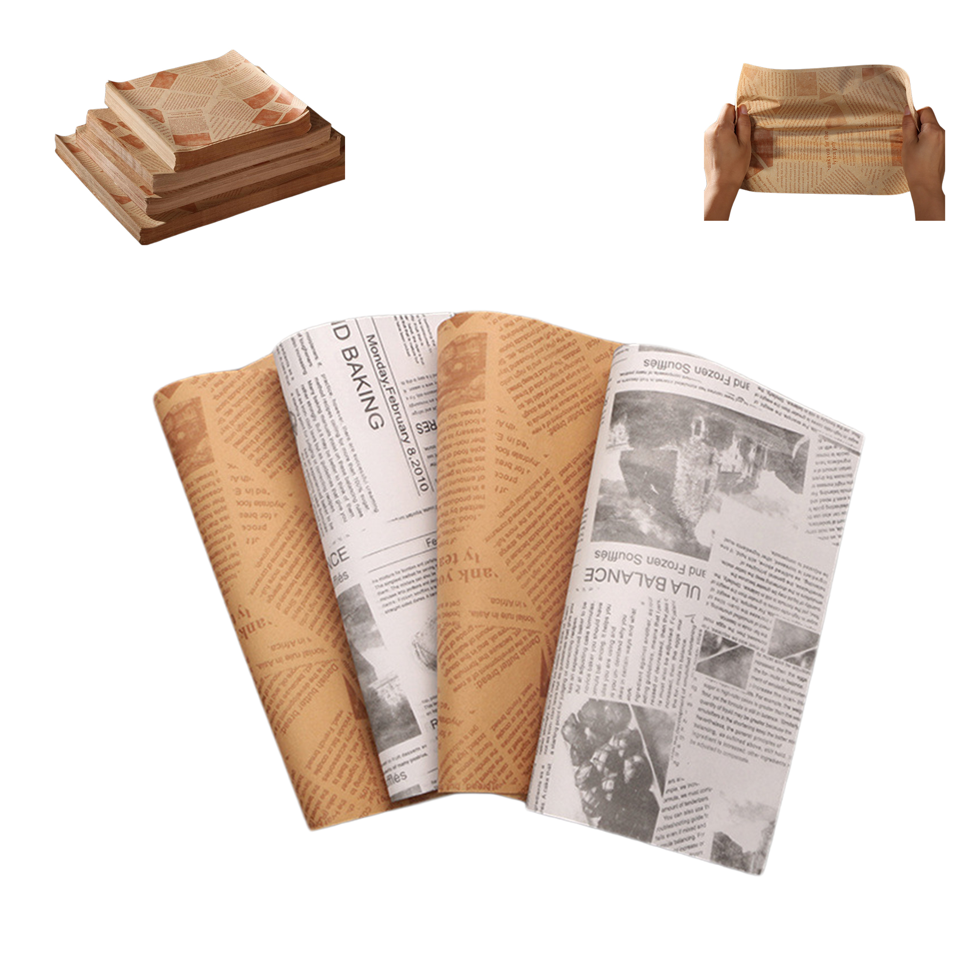 Oil Resistant Food Wrapping Paper MOQ1000 2