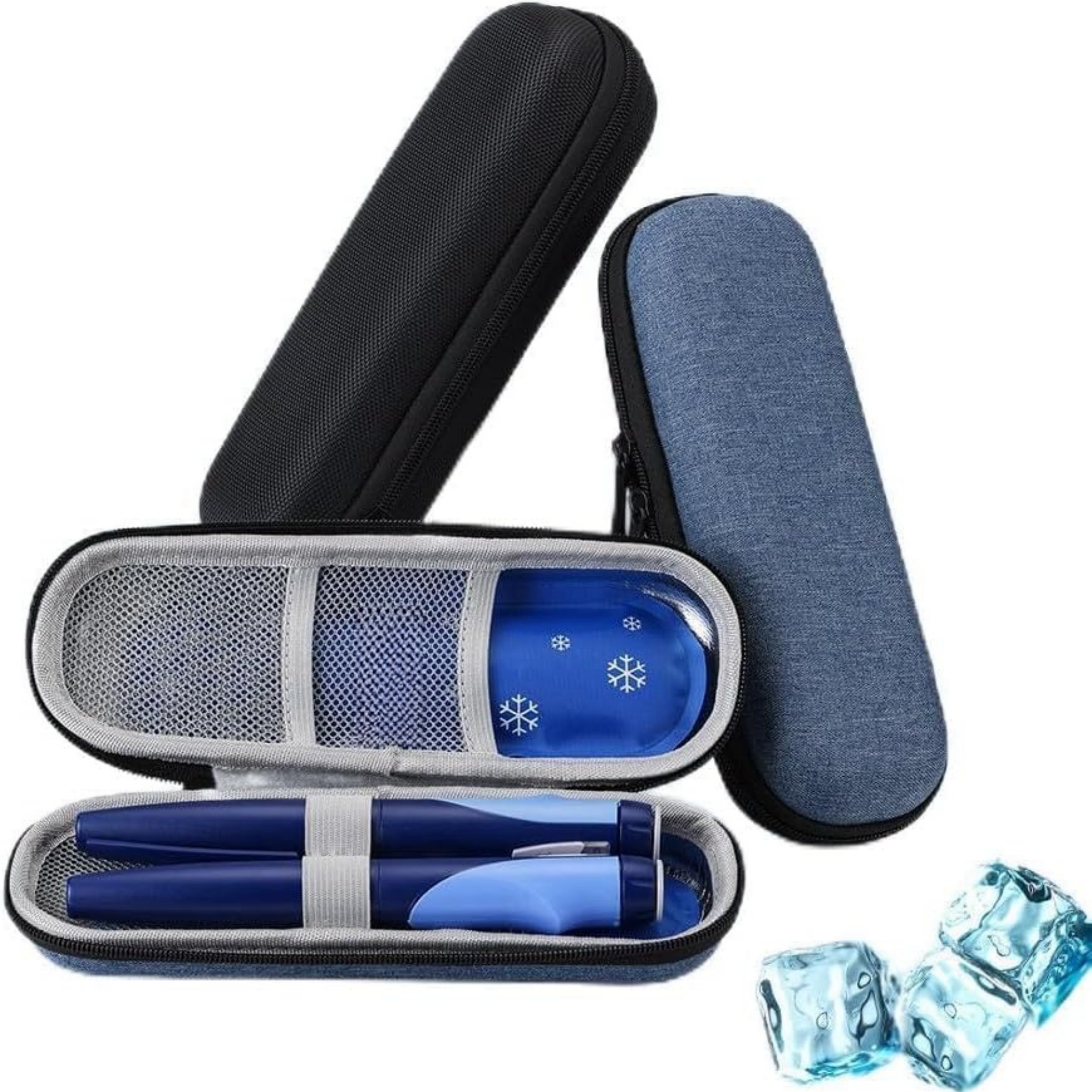 Insulin Cooler Travel Case With 2 Reusable Ice Pack 2
