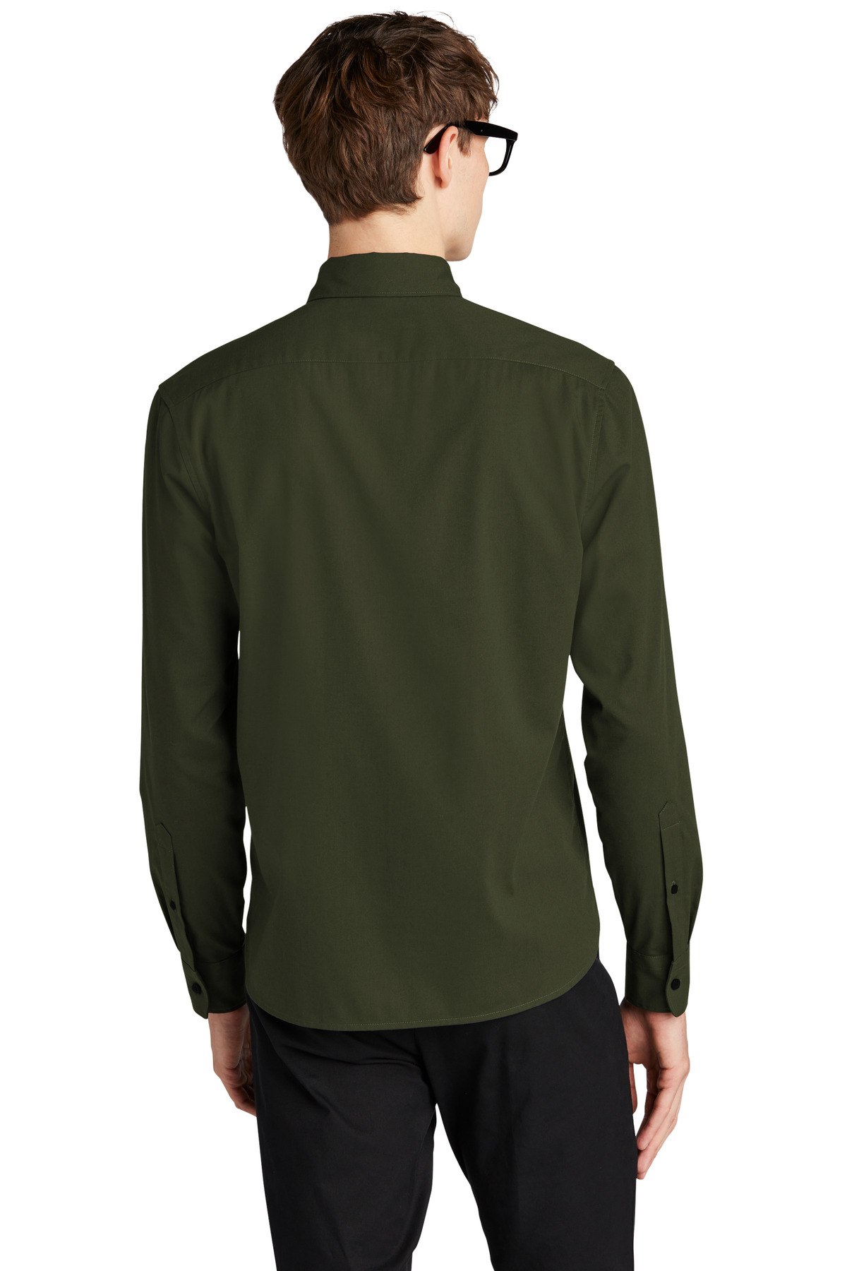 Mercer+Mettle Long Sleeve Stretch Woven Shirt MM2000 68