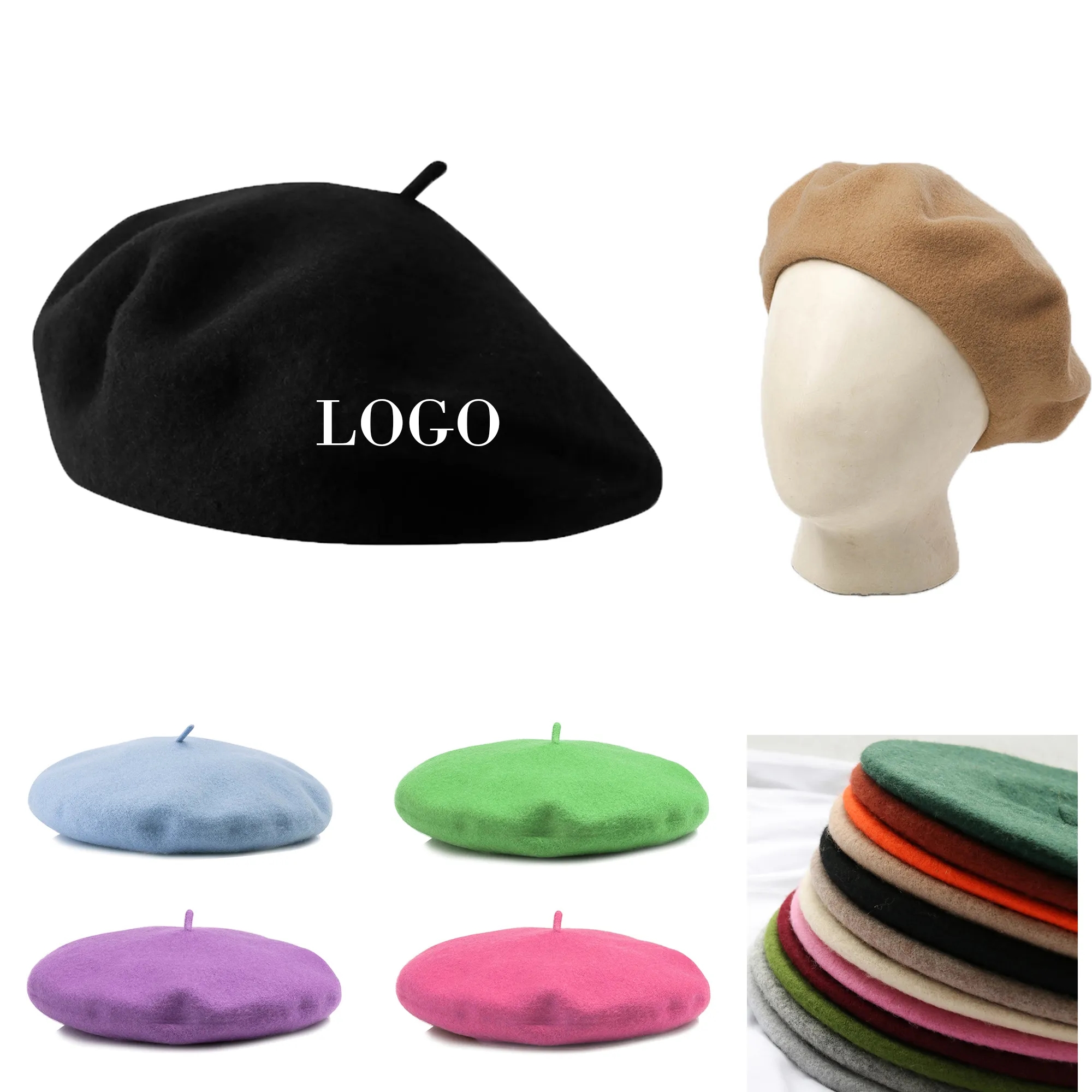 Thickened Wool Art Beret