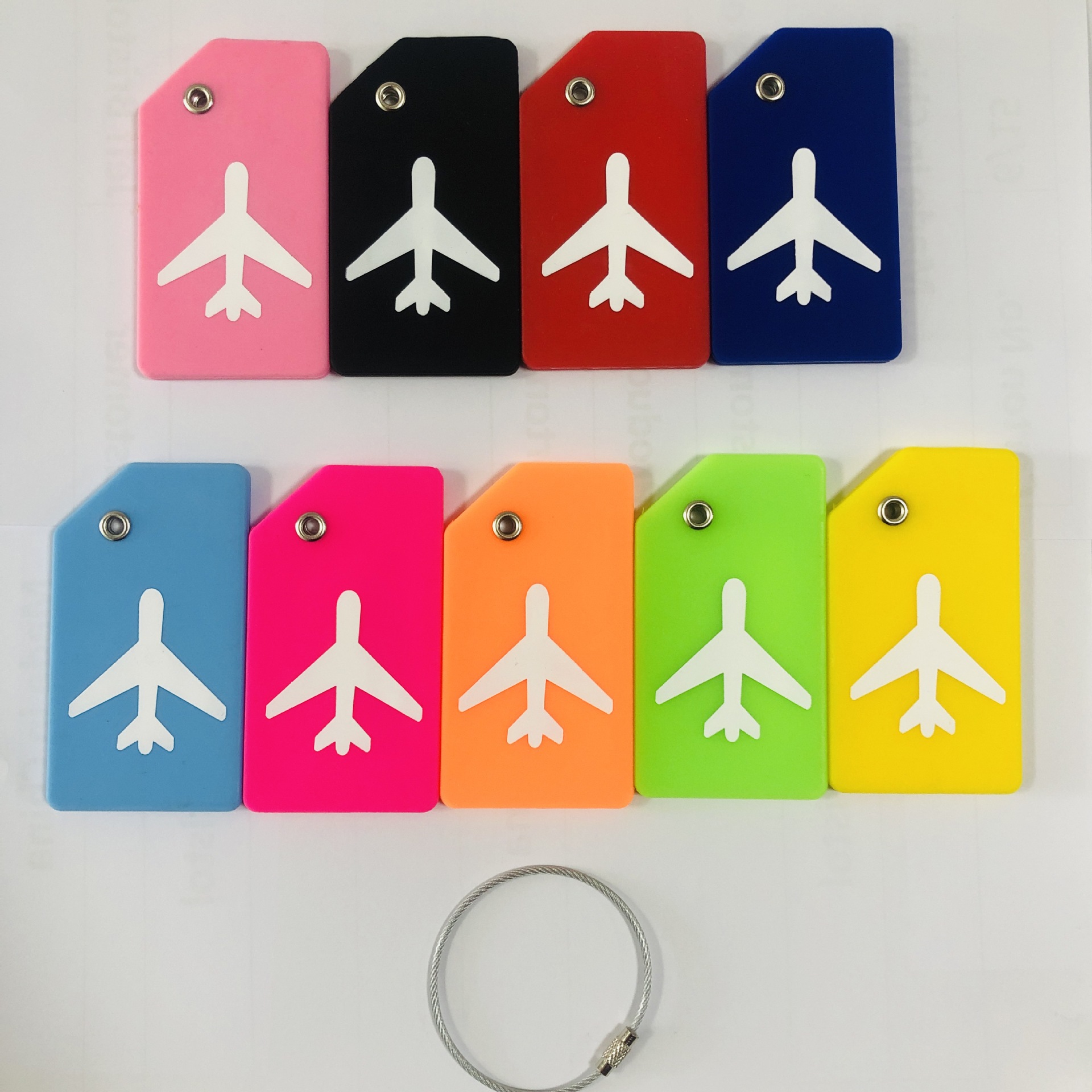 Silicone Luggage Tag with Name ID Card 21