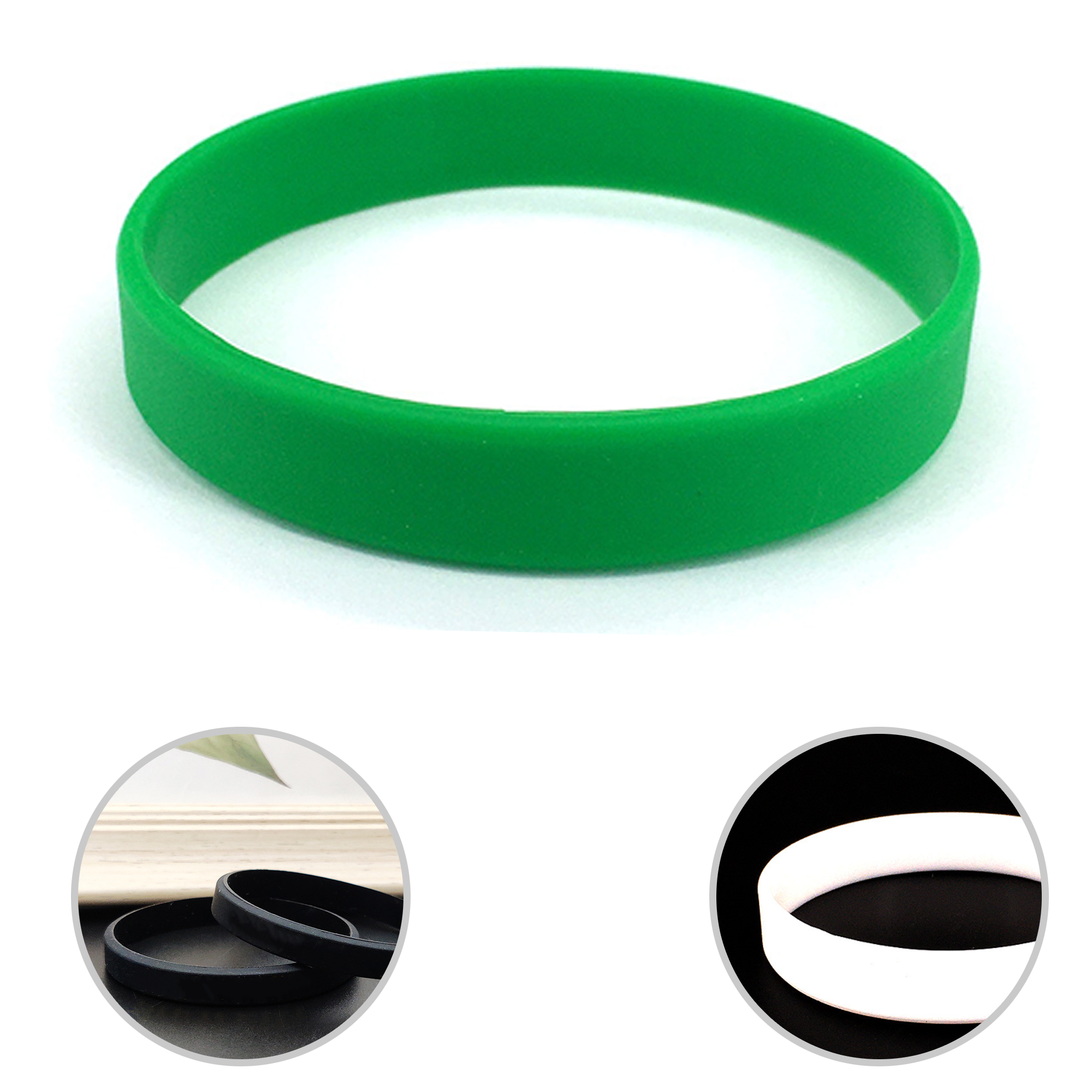 Vibrant Silicone Color Wristbands 2