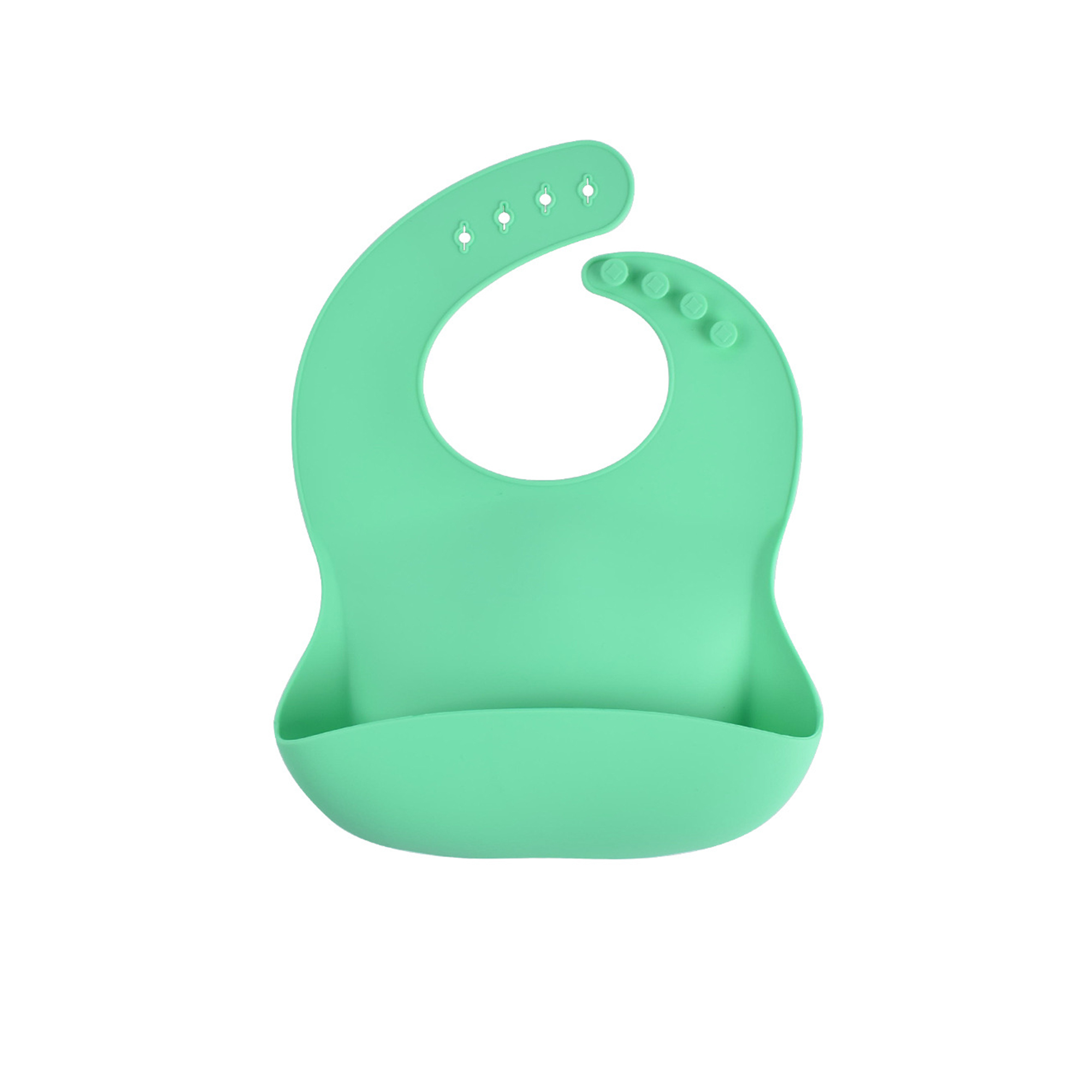 Soft Food Grade Silicone Baby Bib Adjustable 8