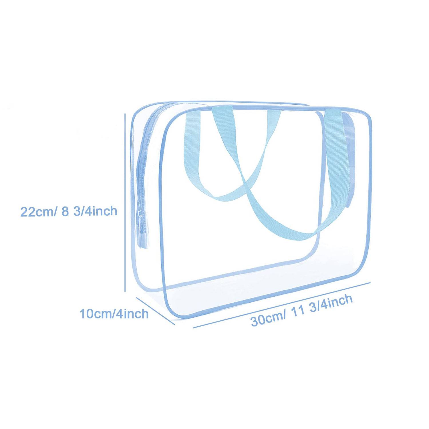 Portable Clear Waterproof Travel PVC Makeup Bag 9