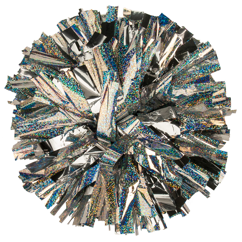 Custom Holographic Show Pom with Flash 9