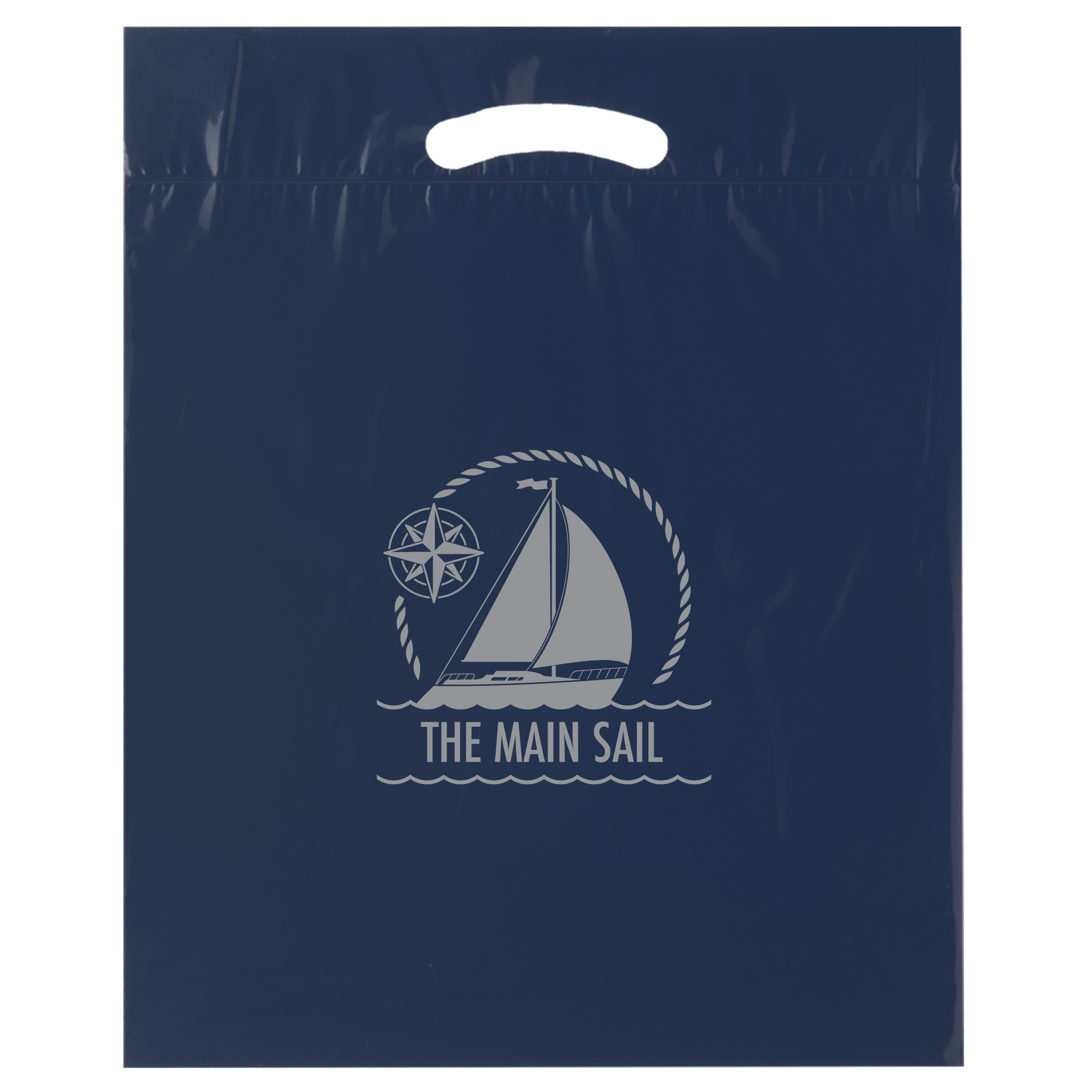 Fold Over Reinforced Die Cut Bag 21