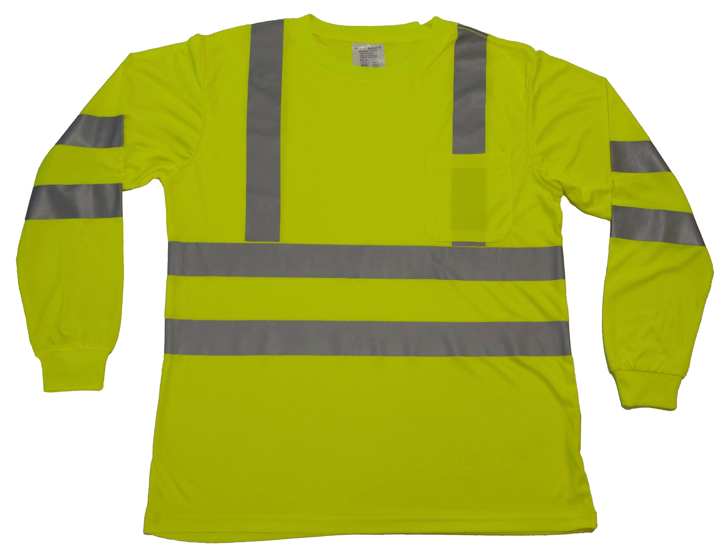 Ansi Class 3 Safety T-Shirt Long Sleeve 2