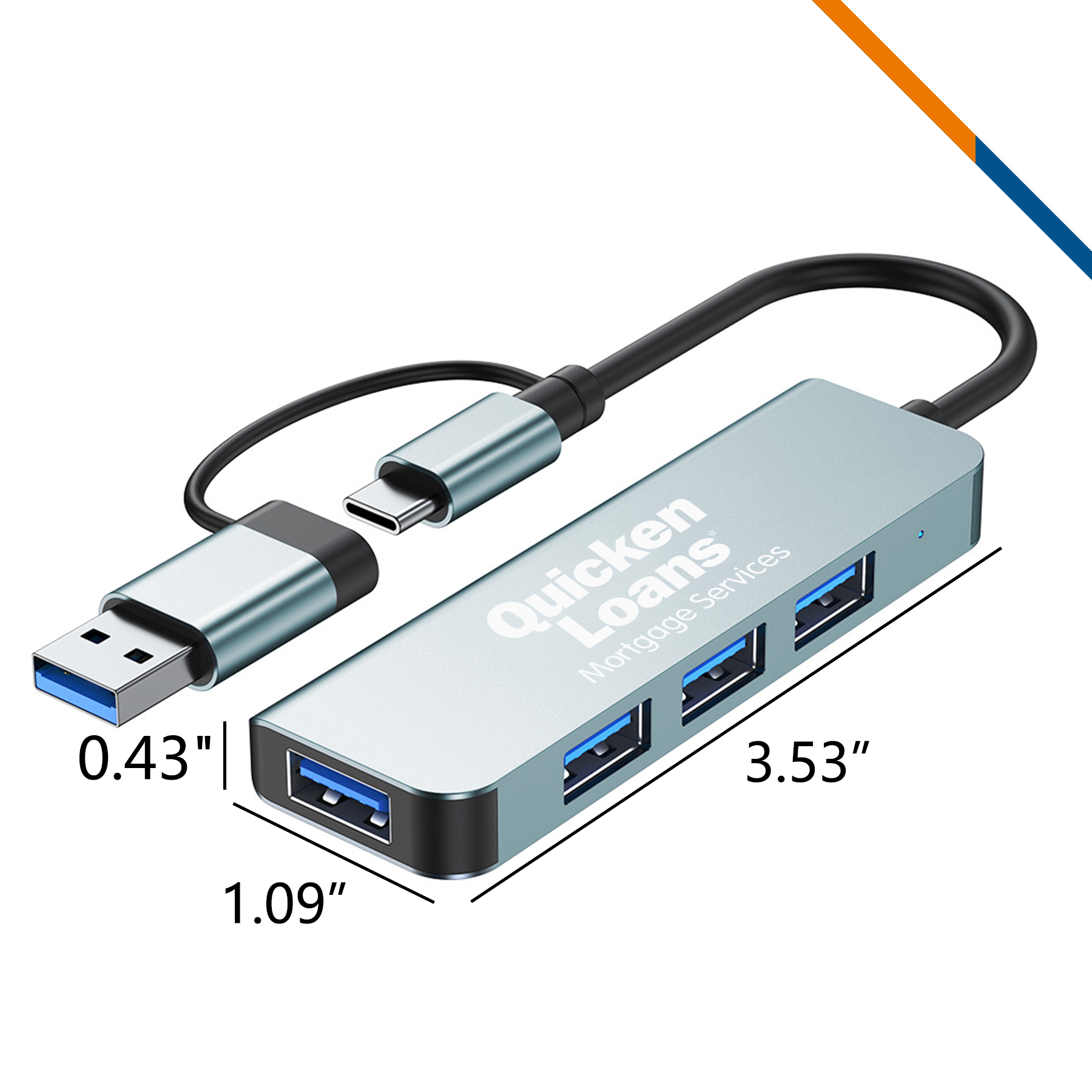 Brity 4in2 USB Hub 5