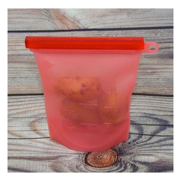 Small Silicone Food Storage Bag - 500ML 5