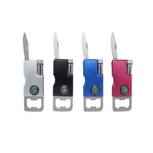 3 In 1 Bottle Opener With Flashlight And Knife 3