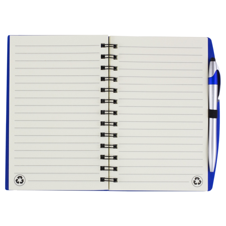 "Allegheny" Stylish Spiral Sticky Notes, Flags and Pen Notebook 8