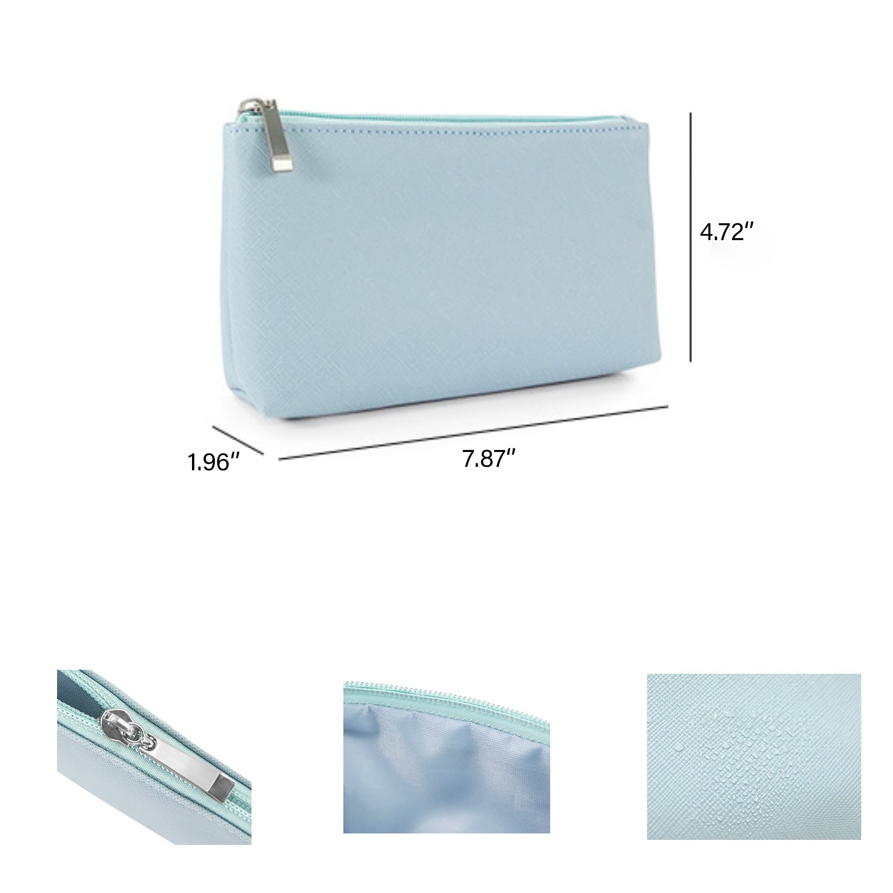 Vegan Leather Travel Cosmetics Pouch 3