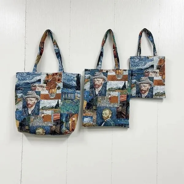Personalized Tapestry Tote Bag, custom tote bag with logo imprint 2