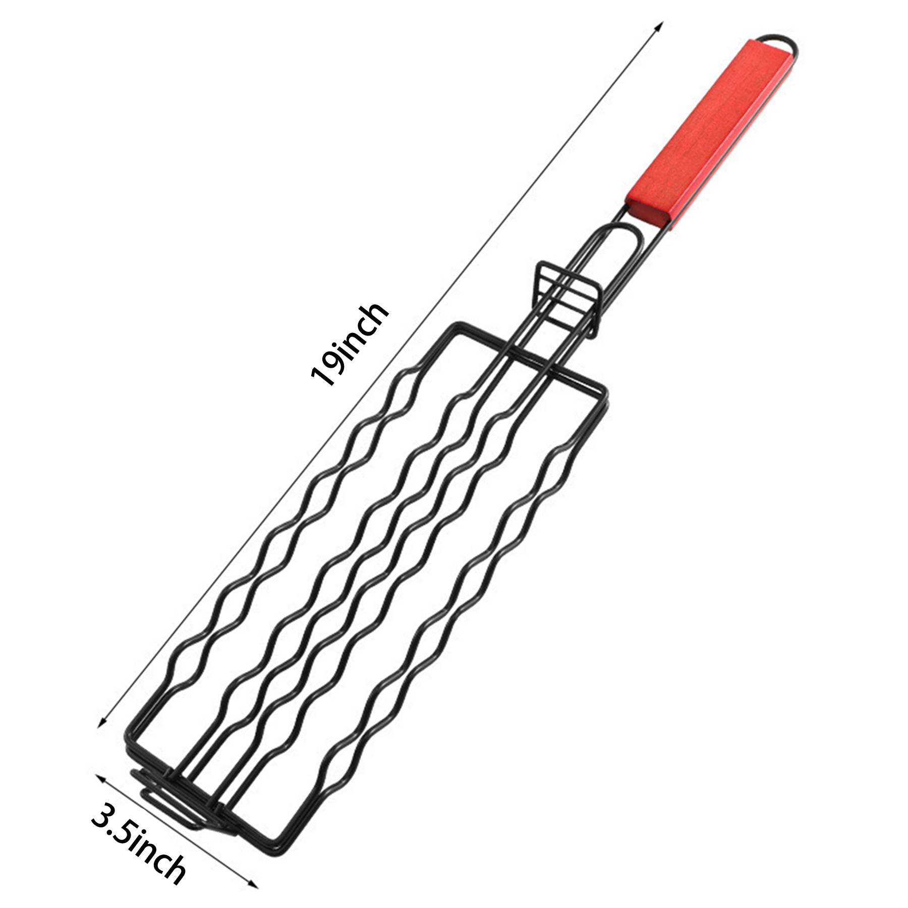 Stainless steel hot dog grill clip 4