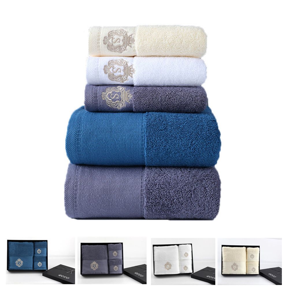 3 Piece Cotton Luxurious Bath Set 1