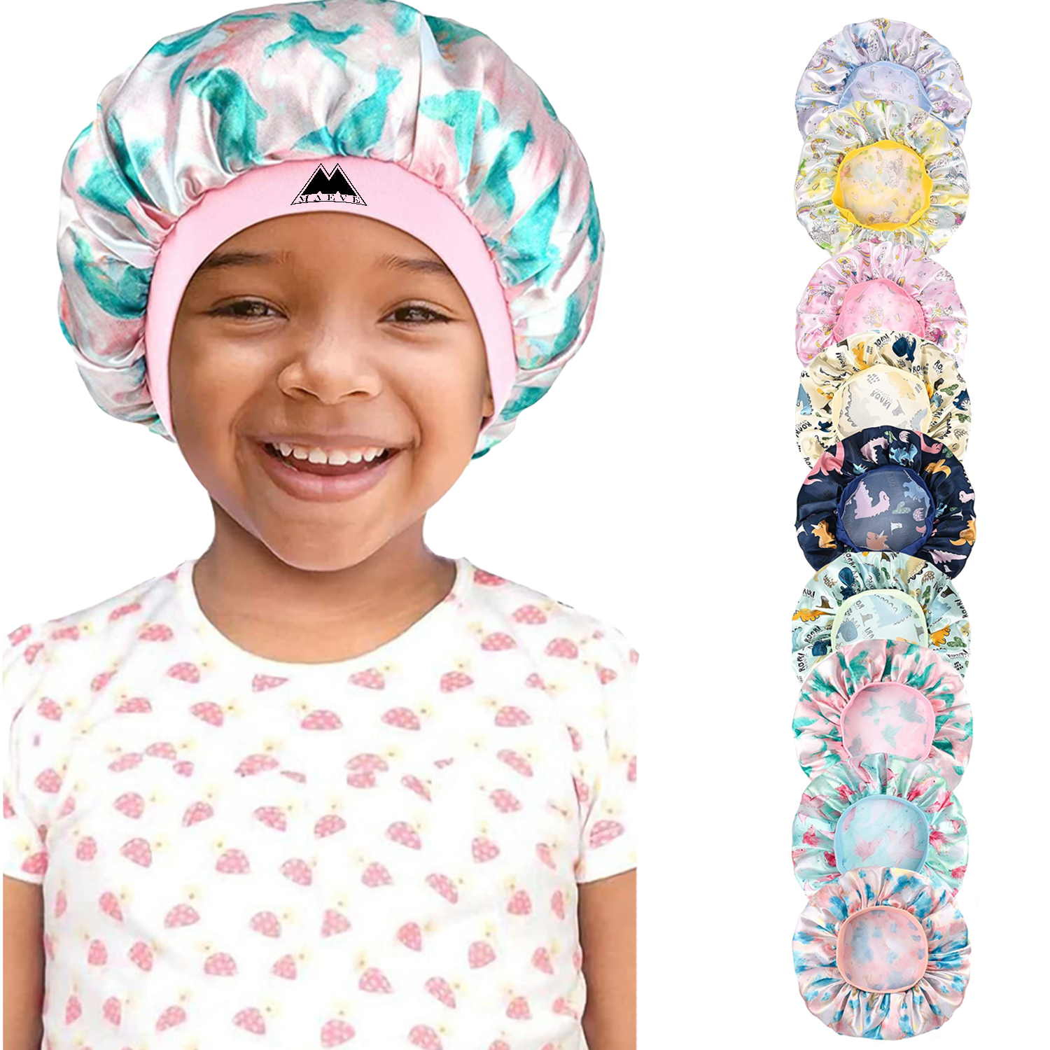 Breathable Baby Bonnets Night Sleep Cap 10