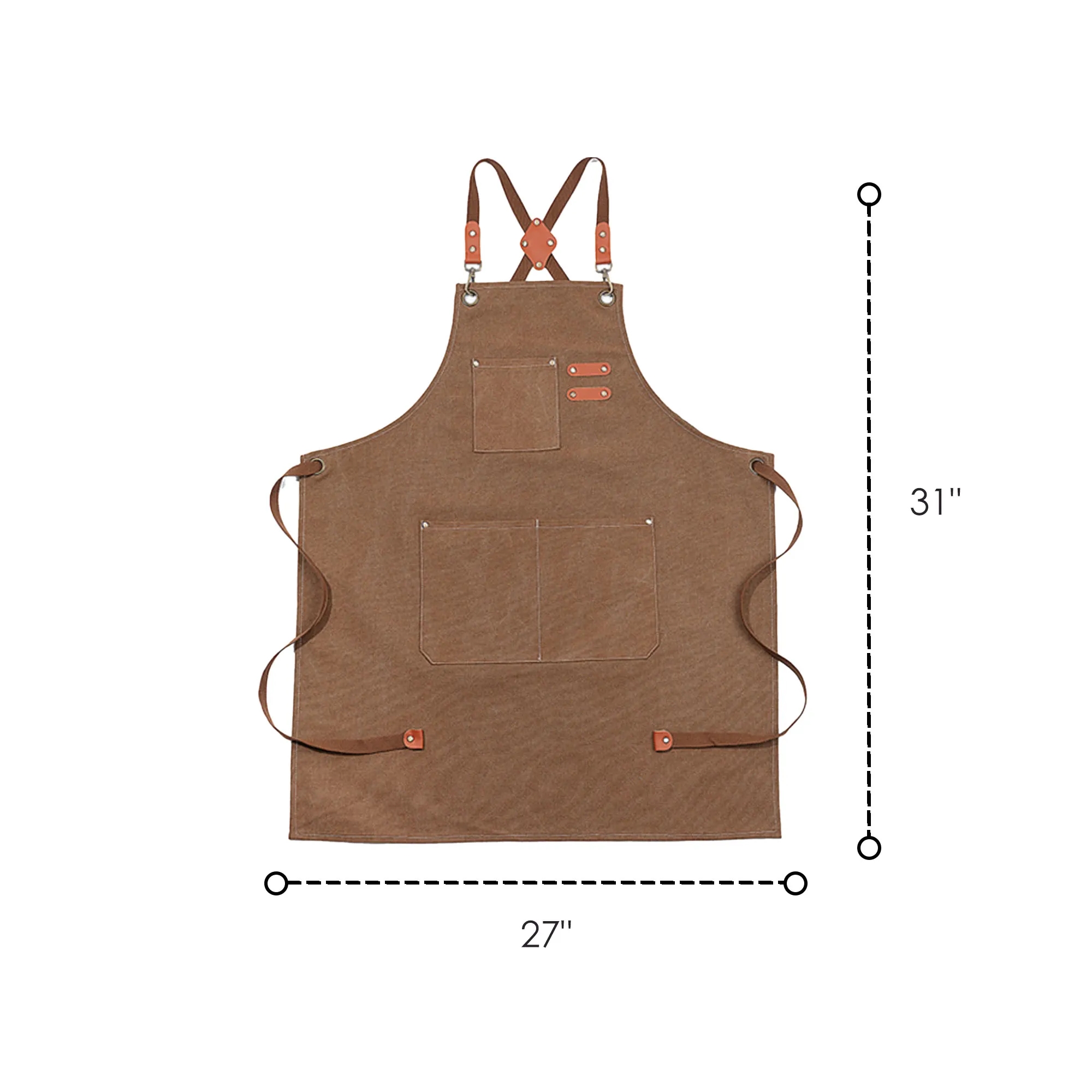 Cotton Denim Bib Chef Apron 3