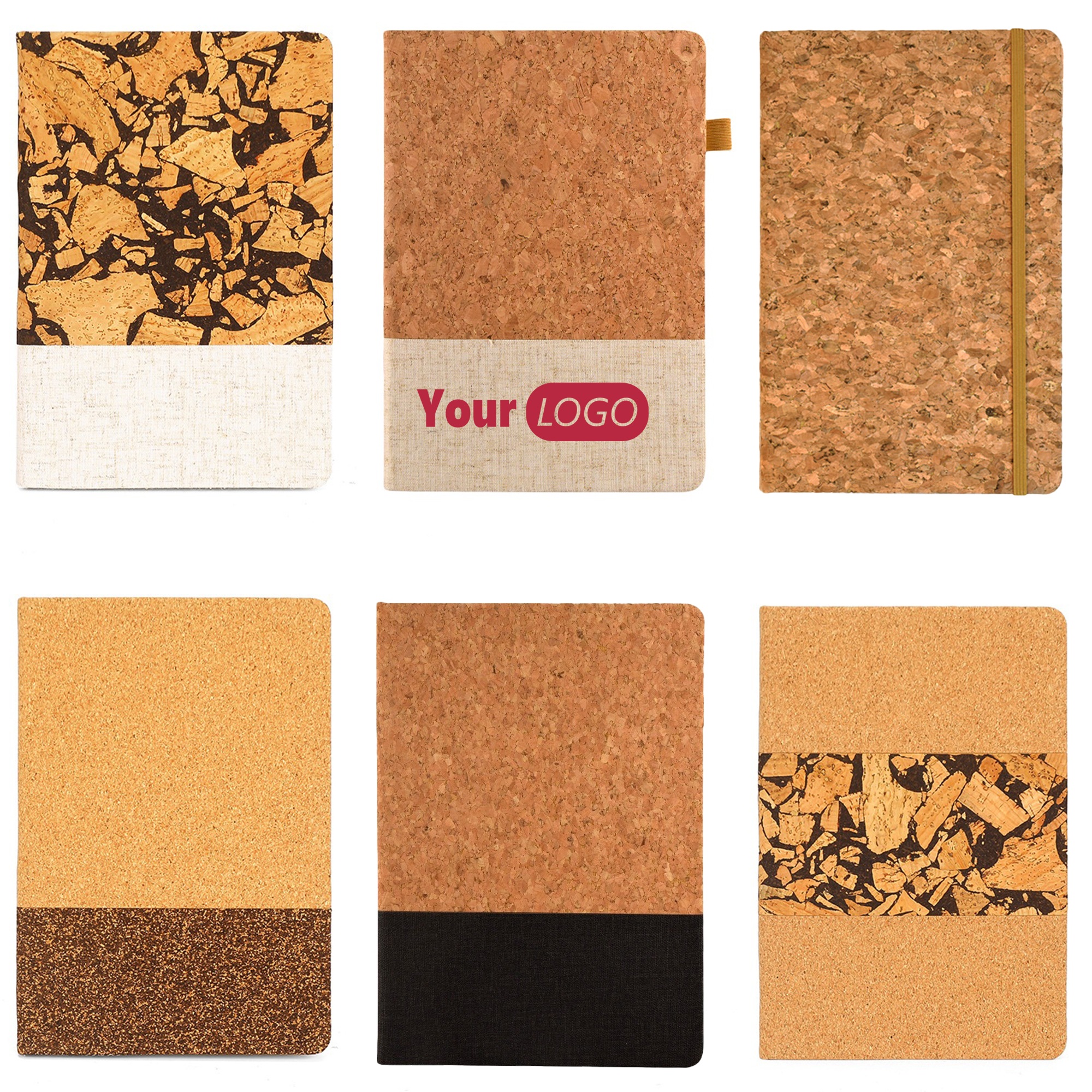 Coffee Grounds Cork Notebook 3