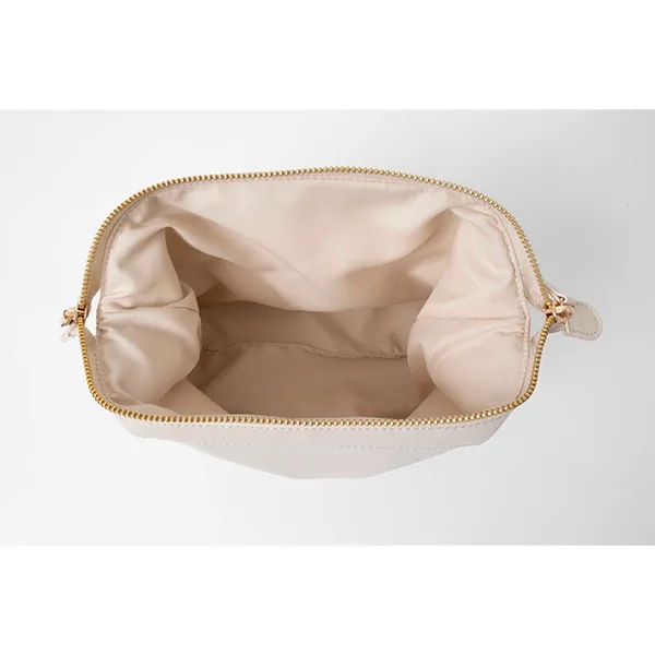 Vegan Leather Wire Framed Travel Case 2