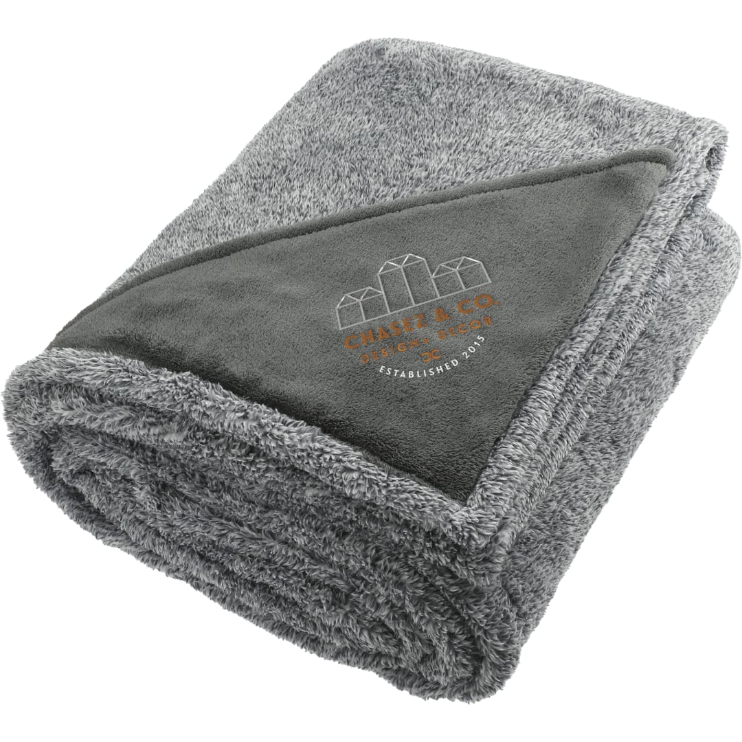 Heathered Fuzzy Fleece Blanket 37