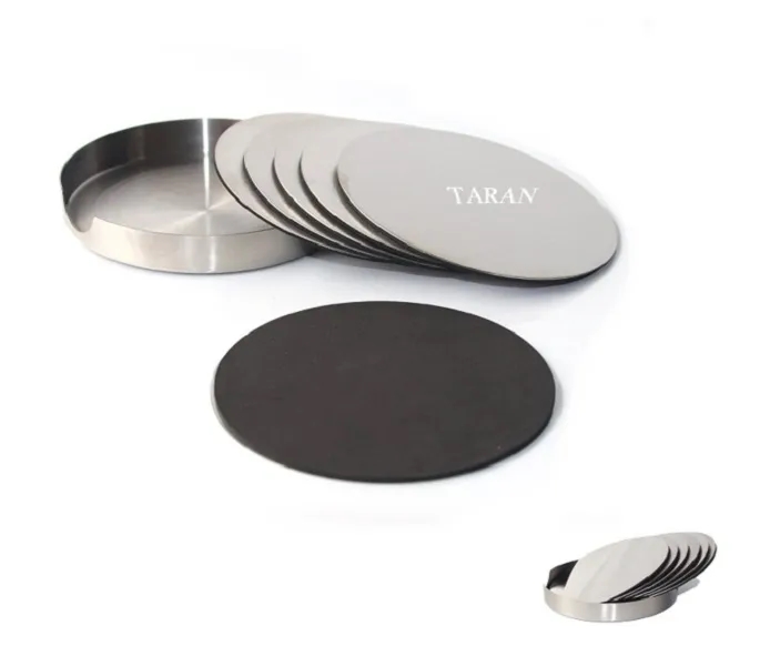 Custom Stainless Steel Insulation Coaster Set 2