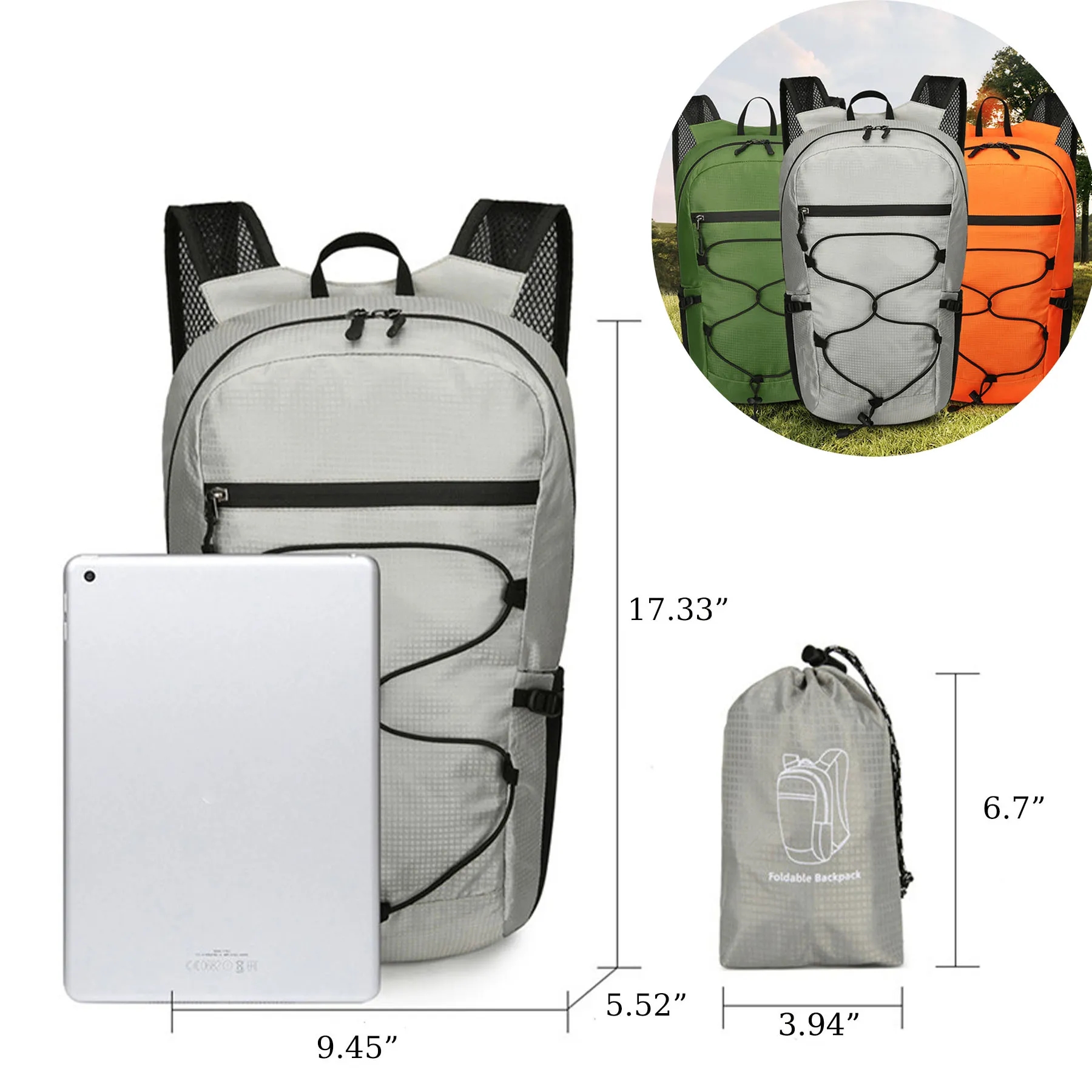 Lightweight Backpack for Hiking and Travel 13