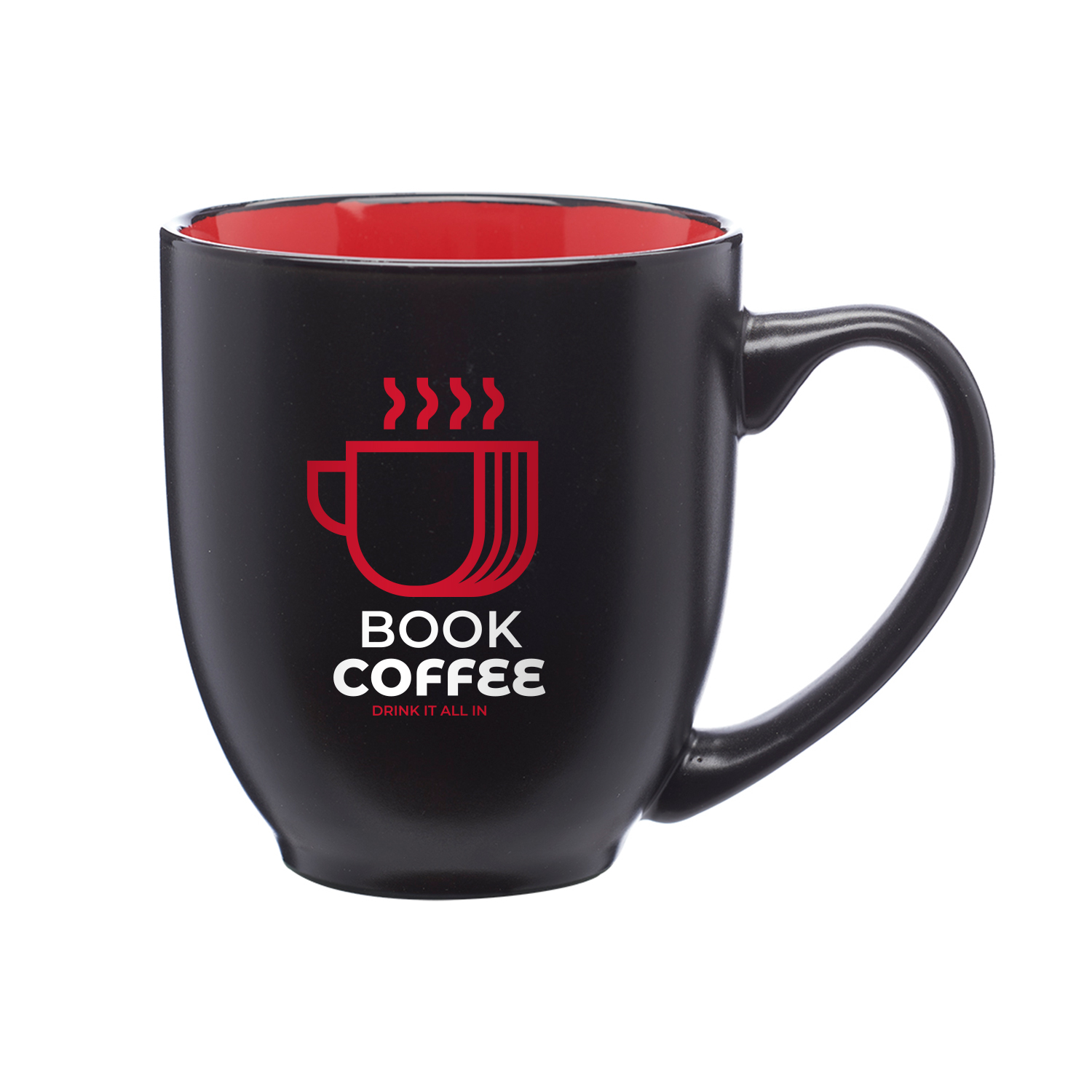 16 oz. Hidden Hue Ceramic Bistro Mug (2 Color Imprint) 12