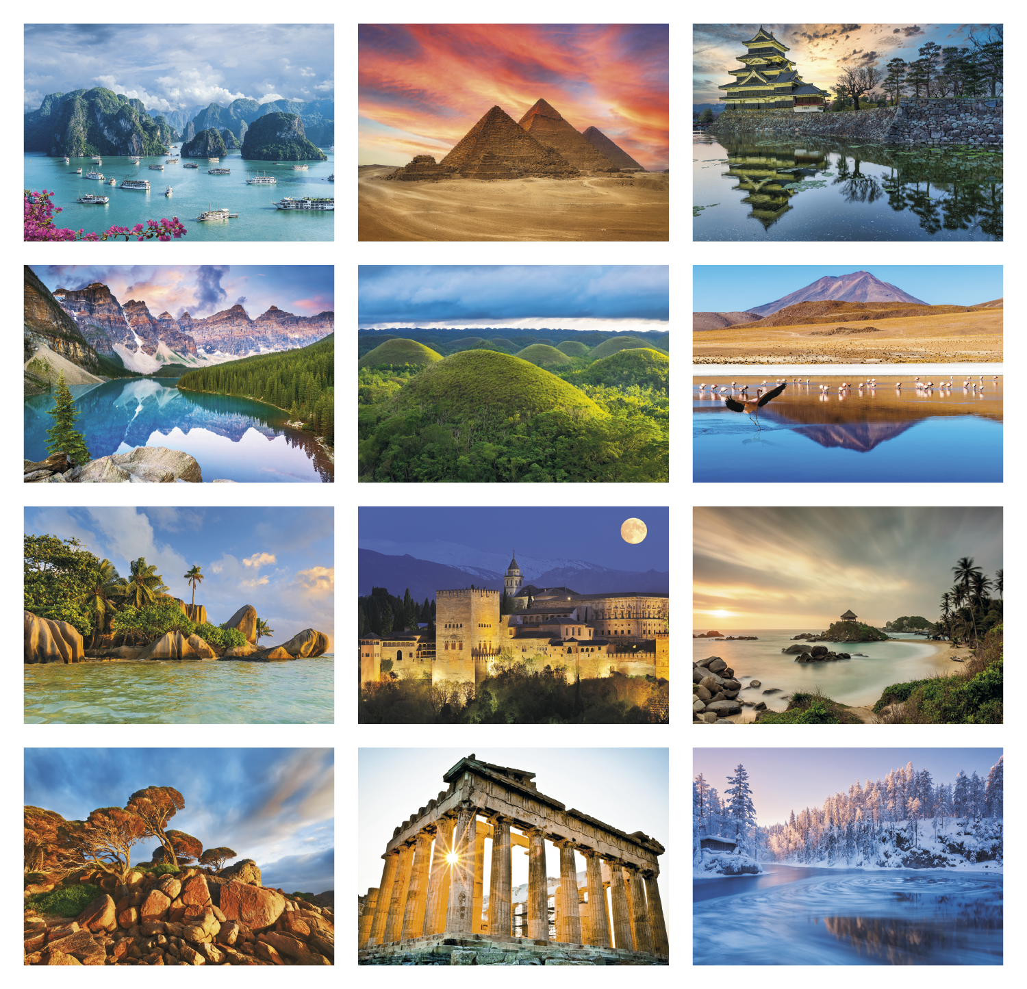 Triumph® Calendars World Scenic Calendar 63