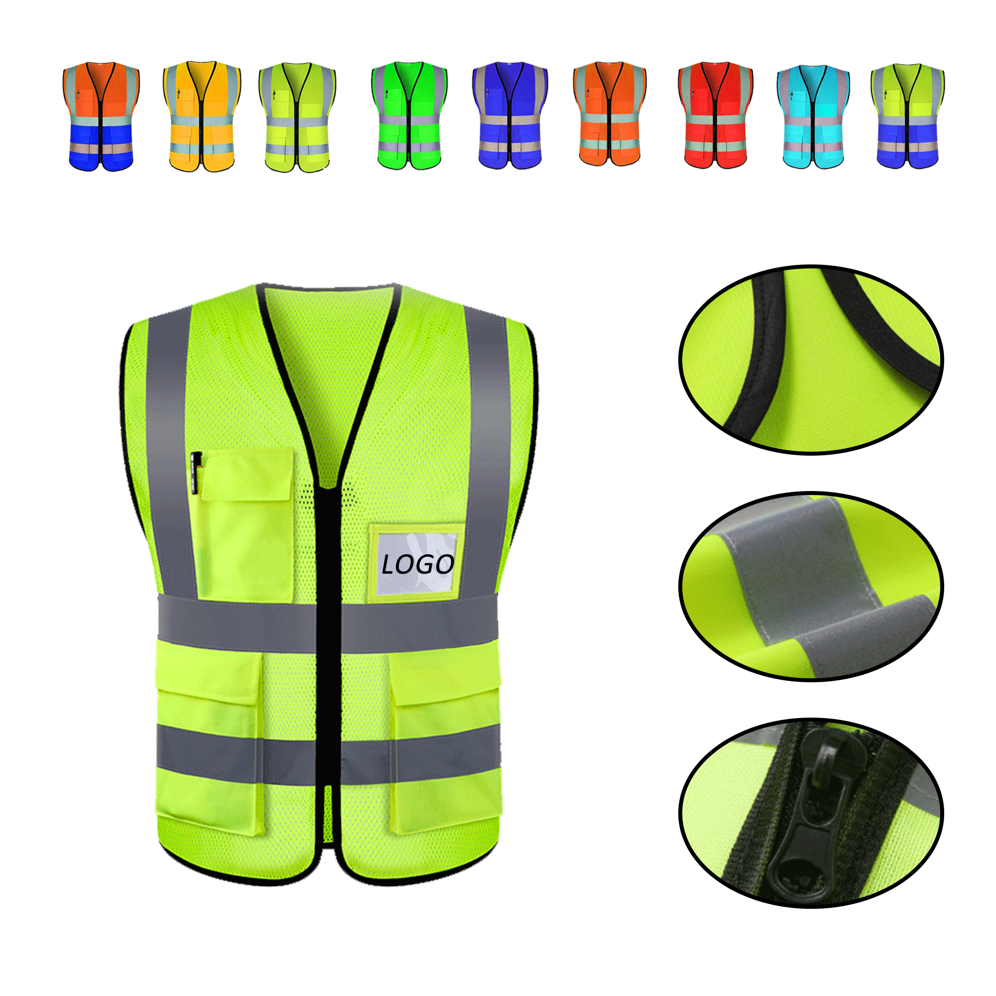 Full Color Safety Vest Men 2