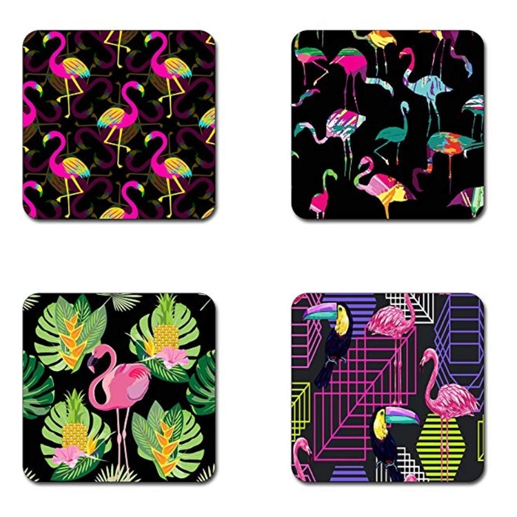 Square Neoprene Coaster 3.5" 4