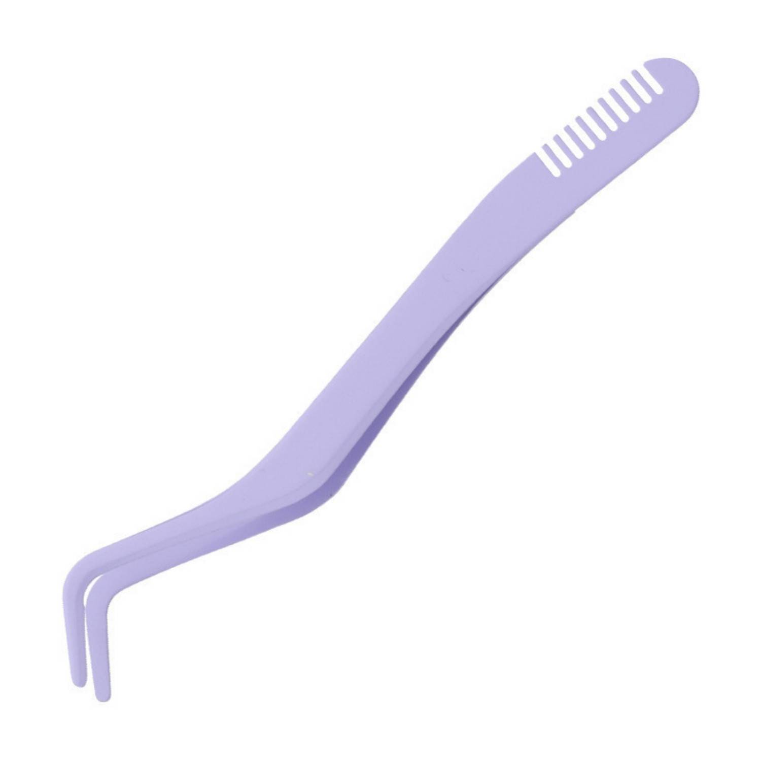Stainless Steel Eyelash Tweezer w/ Comb 3