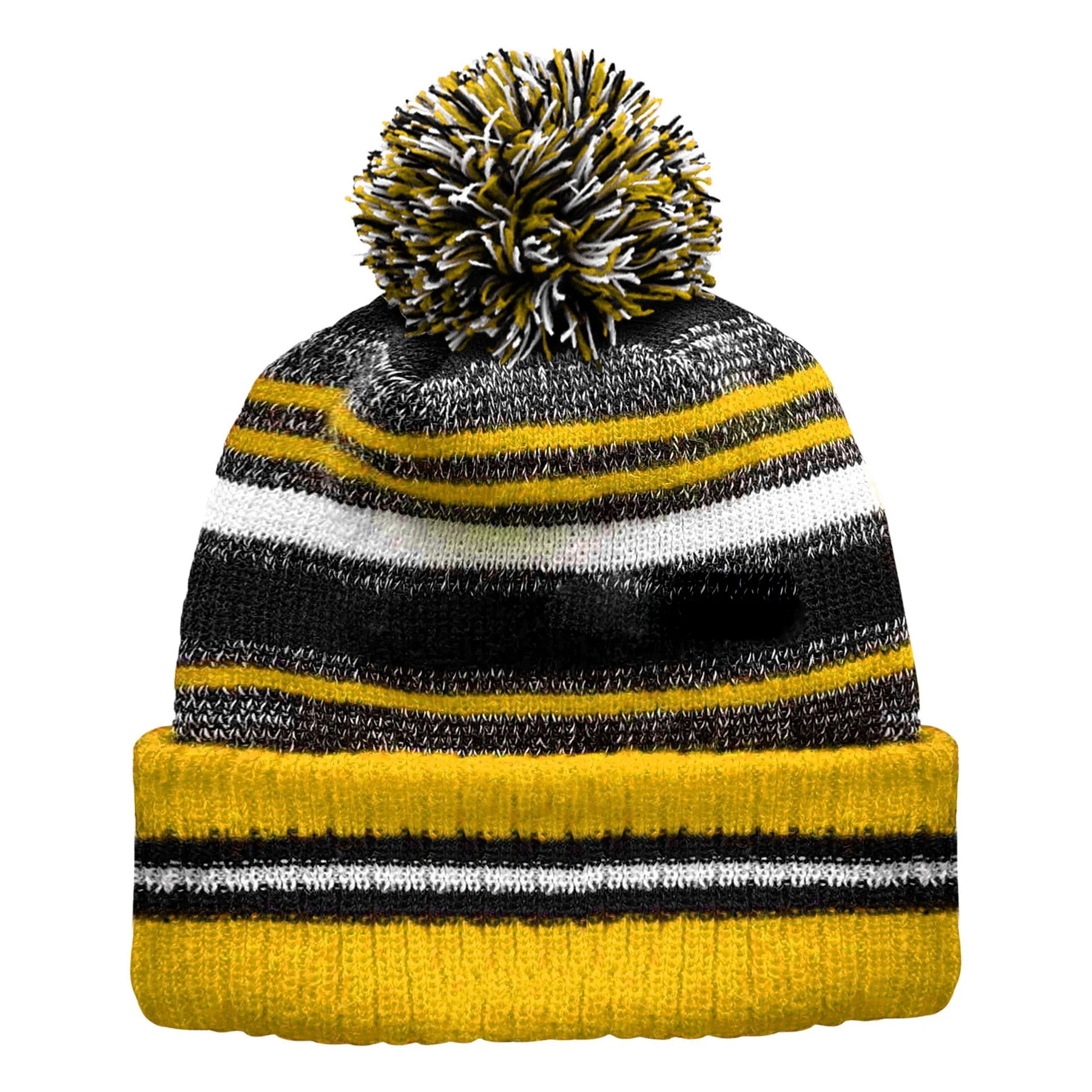 Winter Warmth Striped Cotton Knit Beanie 6