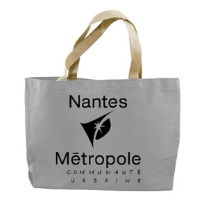 Colored Canvas Tote w/Gusset (14"x11"x3"), custom tote bag with logo imprint 9